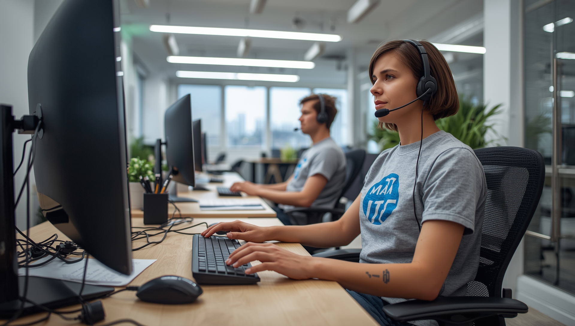 IT support team monitoring systems