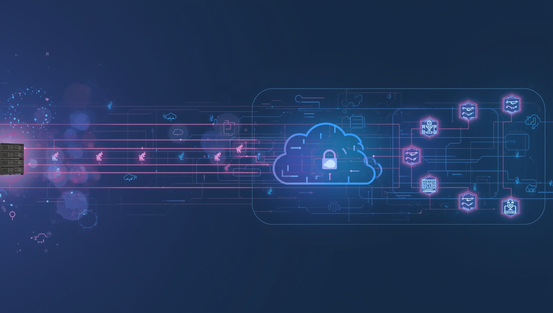 Hybrid backup and business continuity architecture