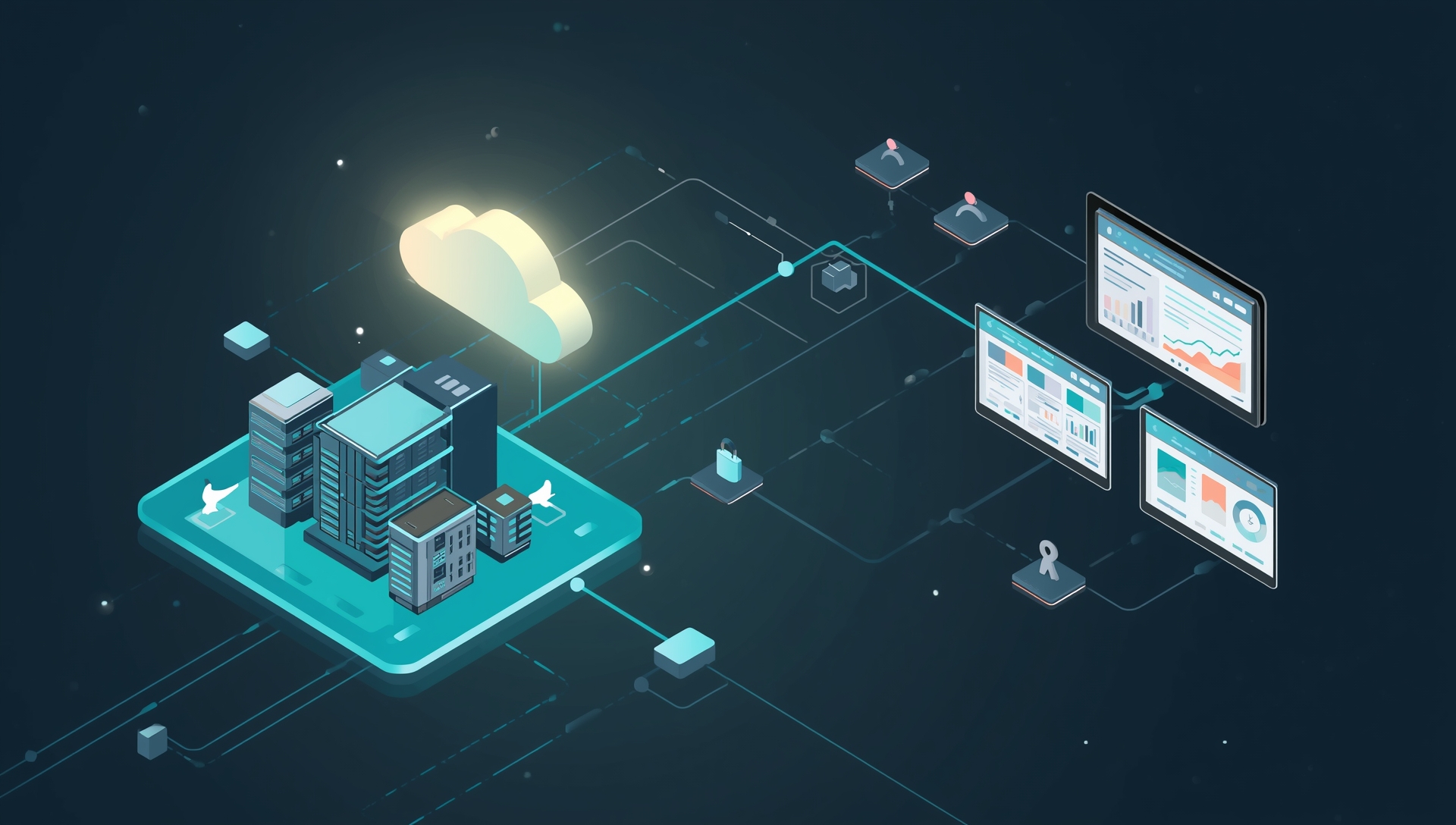 Teams collaborating with managed IT support