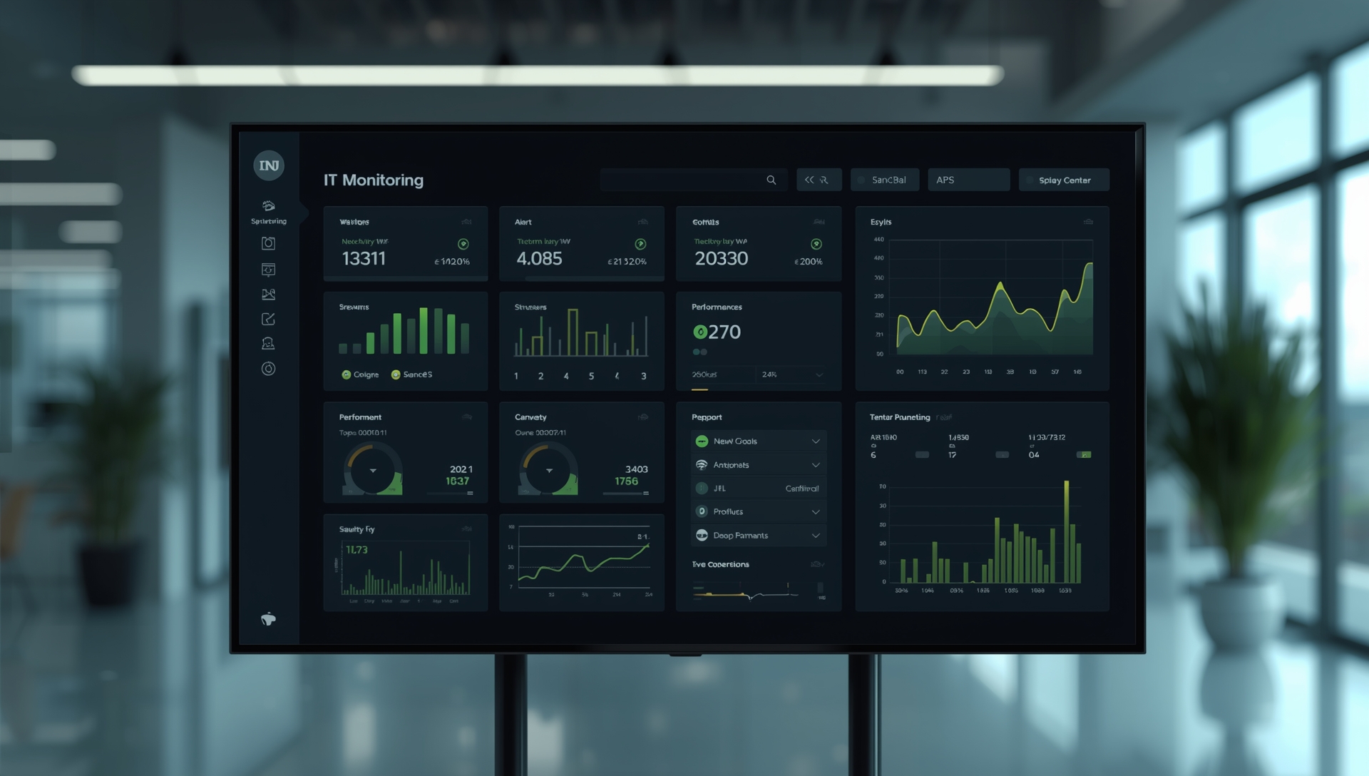 Proactive monitoring dashboard